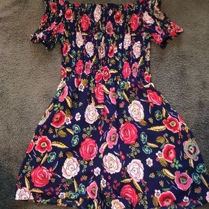 Boutique floral romper